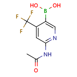 (6-acetamido-4-(trifluoromethyl)pyridin-3-yl)boronicacidͼƬ