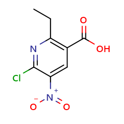 6-chloro-2-ethyl-5-nitro-pyridine-3-carboxylicacidͼƬ