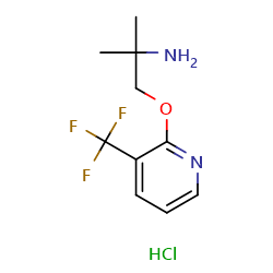 2-methyl-1-{[3-(trifluoromethyl)pyridin-2-yl]oxy}propan-2-aminehydrochlorideͼƬ