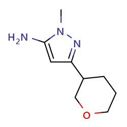 1-methyl-3-(oxan-3-yl)-1H-pyrazol-5-amineͼƬ