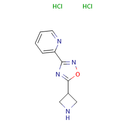 2-[5-(azetidin-3-yl)-1,2,4-oxadiazol-3-yl]pyridinedihydrochlorideͼƬ