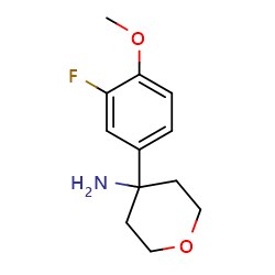 4-(3-fluoro-4-methoxyphenyl)oxan-4-amineͼƬ