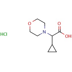 2-cyclopropyl-2-(morpholin-4-yl)aceticacidhydrochlorideͼƬ