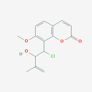 8-(1-Chloro-2-hydroxy-3-methylbut-3-enyl)-7-methoxycoumarinͼƬ