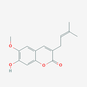 7-Hydroxy-6-methoxy-3-prenylcoumarinͼƬ