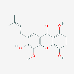 1,4,6-Trihydroxy-5-methoxy-7-prenylxanthoneͼƬ