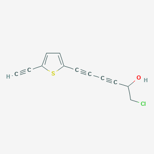 1-chloro-6-(5-ethynylthiophen-2-yl)hexa-3,5-diyn-2-olͼƬ