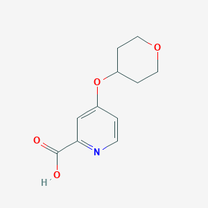 4-(Oxan-4-yloxy)pyridine-2-carboxylic acidͼƬ