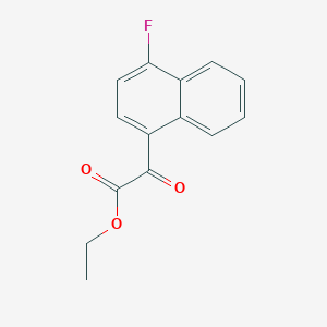 Ethyl 4-fluoro-1-naphthoylformateͼƬ