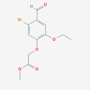 methyl(5-bromo-2-ethoxy-4-formylphenoxy)acetateͼƬ