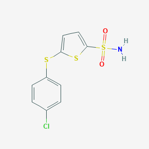 5-[(4-Chlorophenyl)thio]thiophene-2-sulfonamideͼƬ