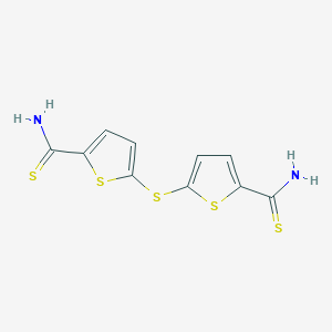 5-[(5-Carbamothioylthiophen-2-yl)sulfanyl]thiophene-2-carbothioamideͼƬ