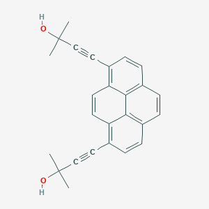 2,2'-(Pyrene-1,8-diylbis(ethyne-2,1-diyl))bis(propan-2-ol)ͼƬ