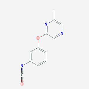 3-[(6-Methylpyrazin-2-yl)oxy]phenyl IsocyanateͼƬ