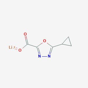 5-Cyclopropyl-1,3,4-oxadiazole-2-carboxylic Acid Lithium SaltͼƬ