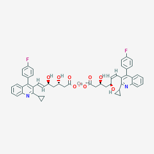 (3S,5S,6E)-7-[2-Cyclopropyl-4-(4-fluorophenyl)-3-quinolinyl]-3,5-dihydroxy-6-heptenoic Acid Calcium SaltͼƬ