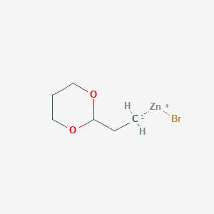 (1,3-Dioxan-2-ylethyl)zinc bromide 0,5 M in TetrahydrofuranͼƬ