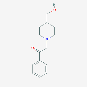 2-[4-(hydroxymethyl)piperidin-1-yl]-1-phenylethan-1-oneͼƬ