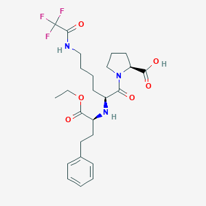 N2-(1-(S)-Ethoxycarbonyl-3-phenylpropyl)-n6-t rifluoroacetyl-L-lysine-L-prolineͼƬ