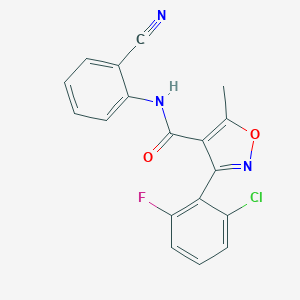 3-(6-chloro-2-fluorophenyl)-5-methylisoxazol-4-yl)-N-(2-nitrilophenyl)formamideͼƬ