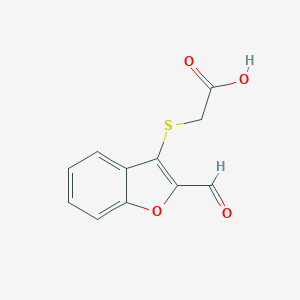 [(2-Formyl-1-benzofuran-3-yl)thio]acetic acidͼƬ