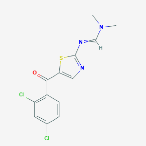 N'-[5-(2,4-Dichlorobenzoyl)-1,3-thiazol-2-yl]-N,N-dimethyliminoformamideͼƬ