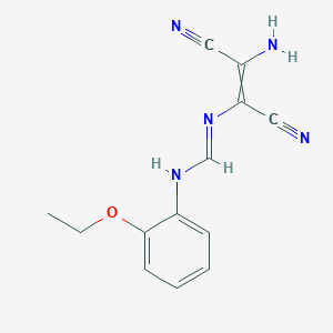 N'-[(Z)-2-amino-1,2-dicyanoethenyl]-N-(2-ethoxyphenyl)iminoformamideͼƬ