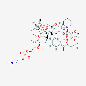 42-O-[2-[[Hydroxy[2-(trimethylammonio)ethoxy]phosphinyl]oxy]ethyl] Rapamycin Inner Salt >75%ͼƬ