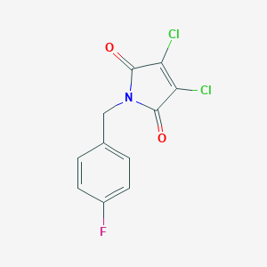 3,4-Dichloro-1-[(4-fluorophenyl)methyl]-2,5-dihydro-1H-pyrrole-2,5-dioneͼƬ