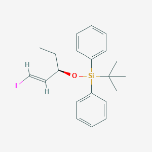 1,1'-[(1,1-Dimethylethyl)[[(1R,2E)-1-ethyl-3-iodo-2-propen-1-yl]oxy]silylene]bis-benzeneͼƬ