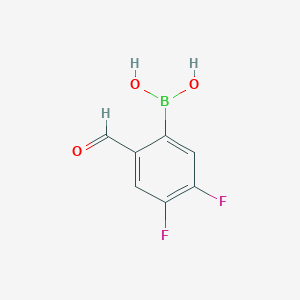 4,5-Difluoro-2-formylphenylboronic acidͼƬ