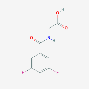 2-[(3,5-difluorophenyl)formamido]acetic AcidͼƬ