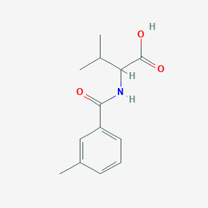 3-methyl-2-[(3-methylphenyl)formamido]butanoic acidͼƬ