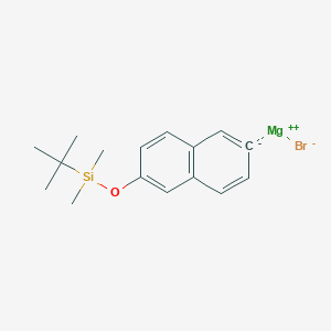 6-tert-butyldimethylsilyloxynaphthalen-2-ylmagnesium bromide,0,25 M in 2-MeTHFͼƬ