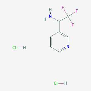 2,2,2-Trifluoro-1-pyridin-3-yl-ethylamine DihydrochlorideͼƬ