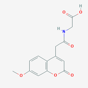 Glycine,N-[(7-methoxy-2-oxo-2H-1-benzopyran-4-yl)acetyl]-ͼƬ