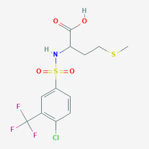 ((4-chloro-3-(trifluoromethyl)phenyl)sulfonyl)methionineͼƬ