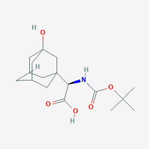 Boc-3-hydroxy-1-adamantyl-glycineͼƬ