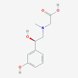 N-[(2R)-2-Hydroxy-2-(3-hydroxyphenyl)ethyl]-N-methyl-glycineͼƬ