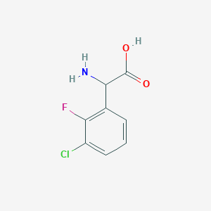 3-Chloro-2-fluoro-DL-phenylglycineͼƬ