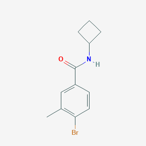 4-Bromo-N-cyclobutyl-3-methylbenzamideͼƬ