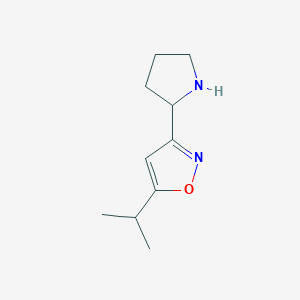 5-Isopropyl-3-pyrrolidin-2-ylisoxazoleͼƬ