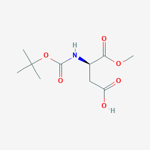 N-[(1,1-Dimethylethoxy)carbonyl]-D-aspartic Acid 1-Methyl EsterͼƬ