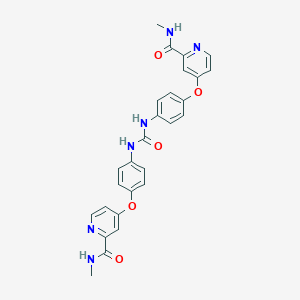 N,N'-Bis[4-[2-(N-methylcarbamoyl)-4-pyridyloxy]phenyl]ureaͼƬ