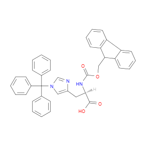 N-芴甲氧羰基-N'-三苯甲基-D-组氨酸图片