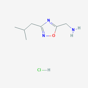 [(3-isobutyl-1,2,4-oxadiazol-5-yl)methyl]amine hydrochlorideͼƬ