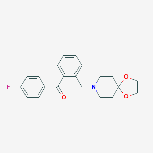 2-[8-(1,4-dioxa-8-azaspiro[4,5]decyl)methyl]-4'-fluorobenzophenoneͼƬ