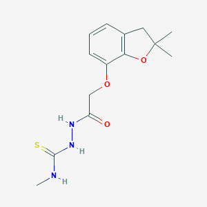 1-(2-(2,2-dimethyl(3-oxaindan-4-yloxy))acetyl)-4-methylthiosemicarbazideͼƬ