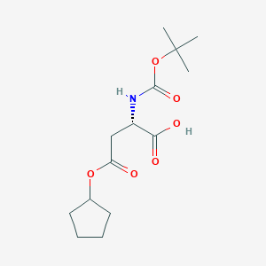 Boc-L-aspartic acid b-cyclopentyl esterͼƬ