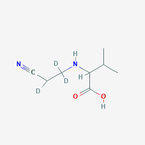 N-(2-Cyanoethyl-d3)-L-valineͼƬ